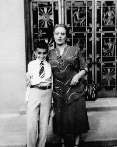 Anton & Mother - 5th Grade Mothers Day 1952
