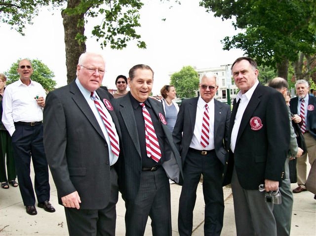 Founders Day - 17 May 2008 - Paraders - Bettarel, Toff, Chryst, Hoffman, Perzel, Roach in background - Toff