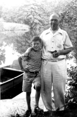 Cassel and father - 1948